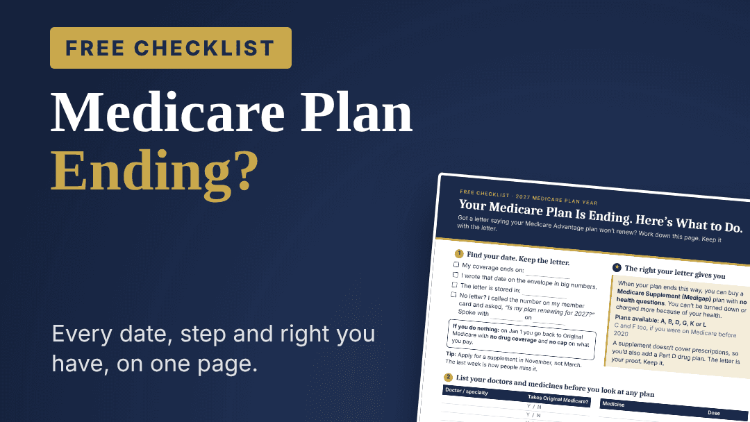 Medicare Plan Ending Checklist