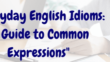 FREE ENGLISH IDIOMS 14 PAGE EBOOK