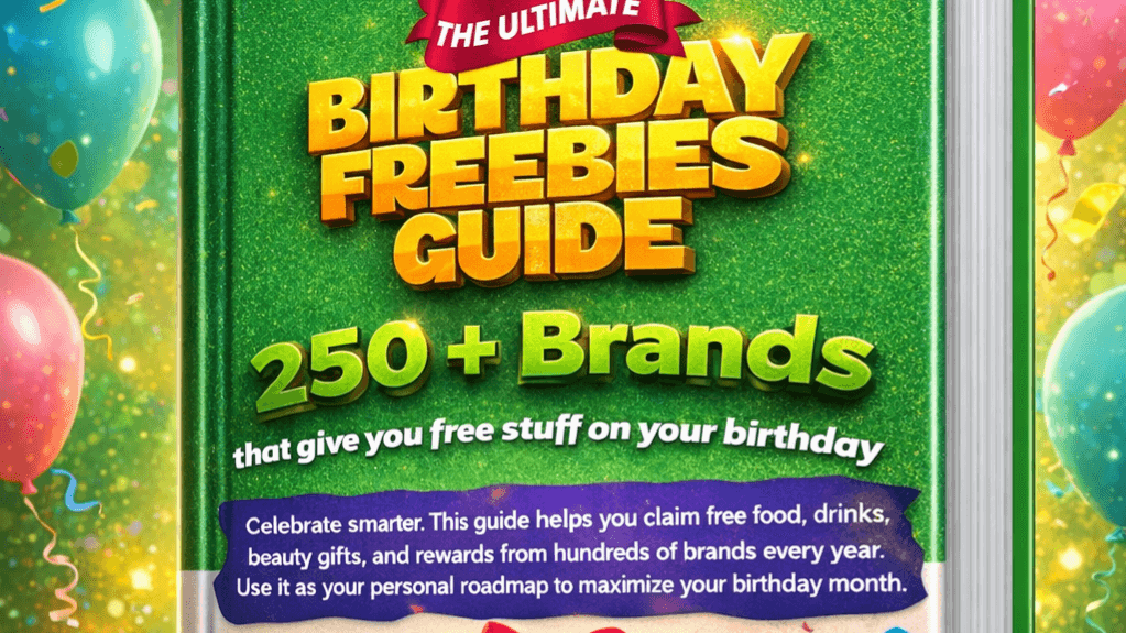 The Ultimate Birthday Freebies Vault – 250+ Brands