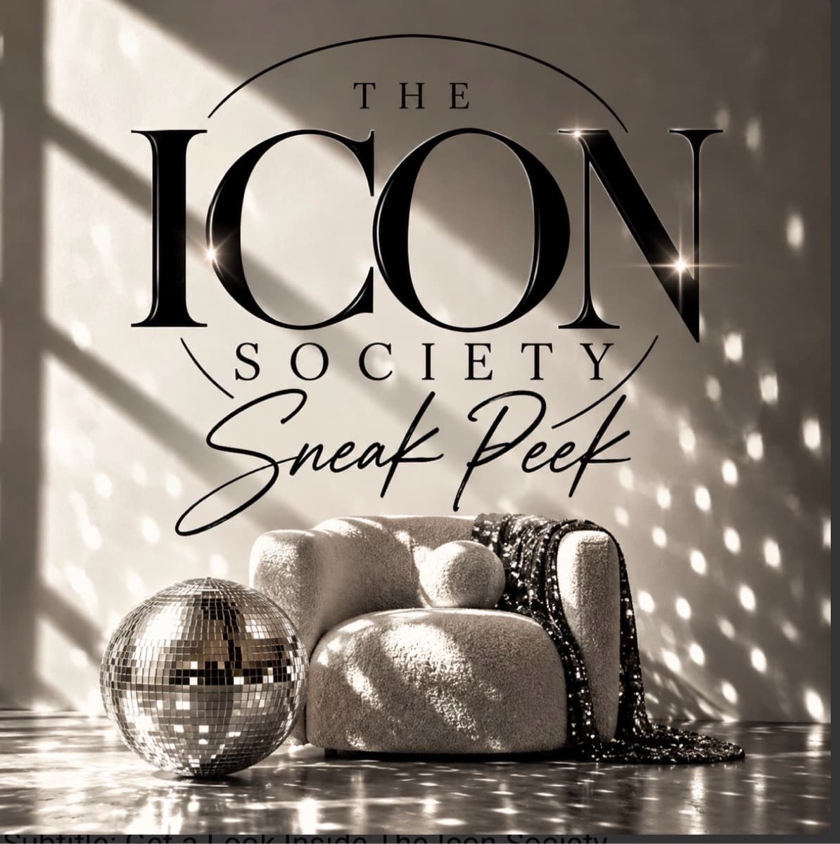 The Icon Society Sneak Peek🪩