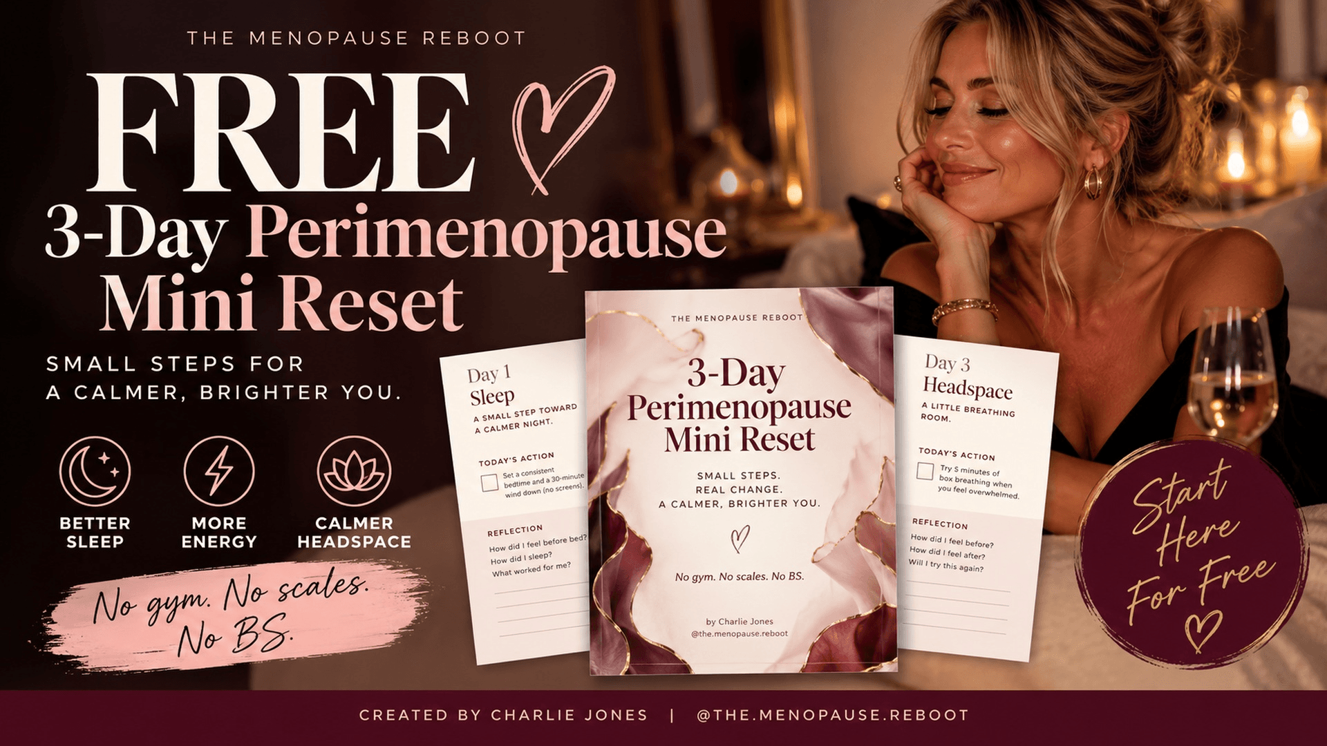 FREE 3-Day Perimenopause Mini Reset ❤️