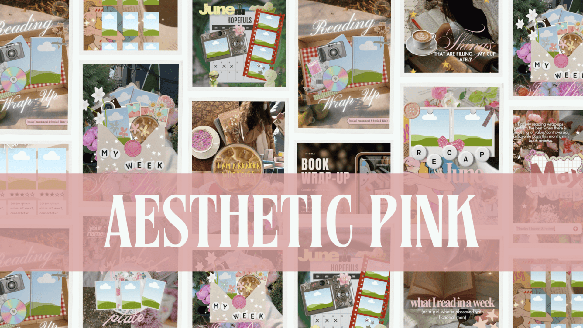 Romance & Whimsy Bookstagram Template Pack
