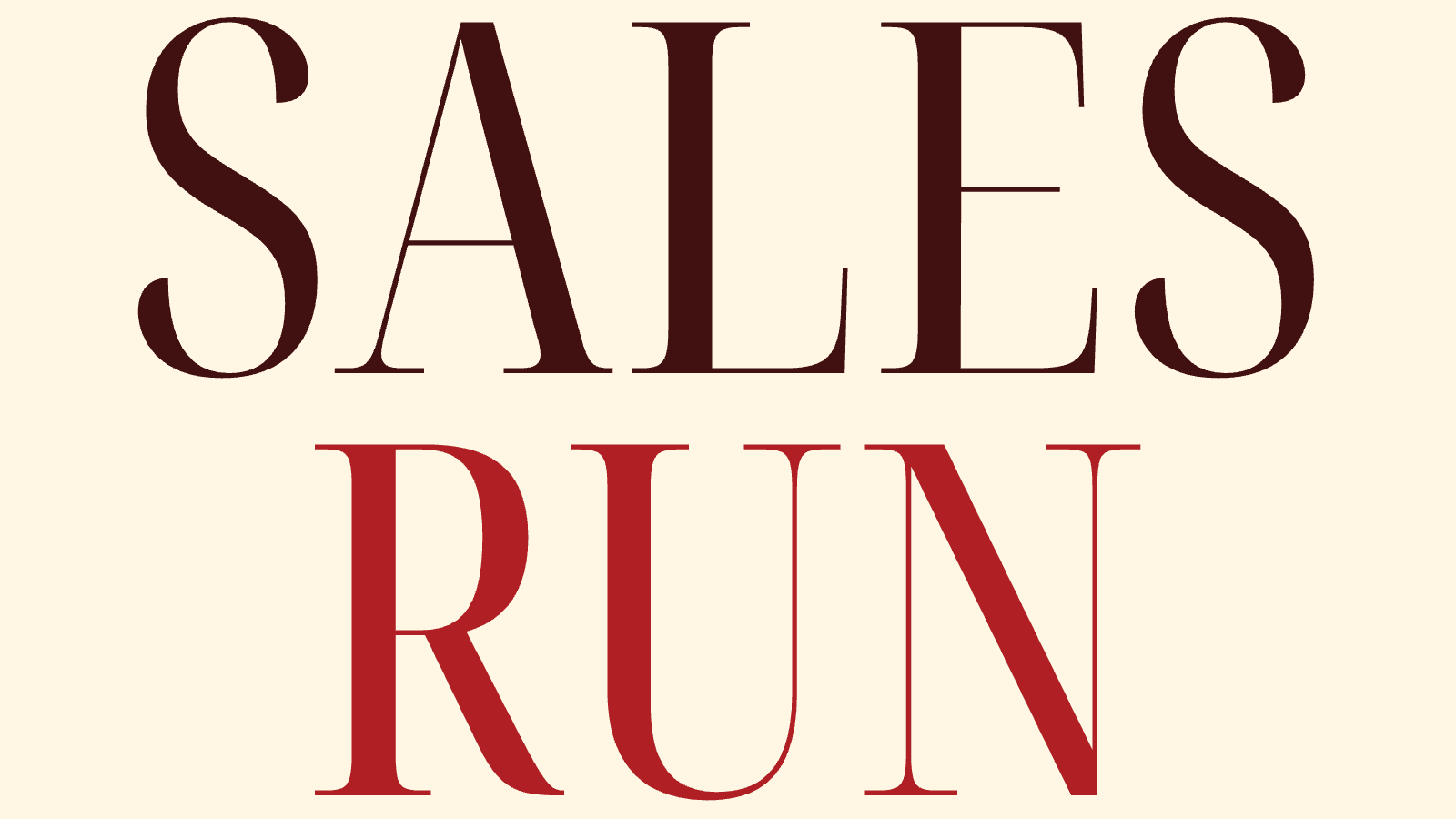 SALES RUN™