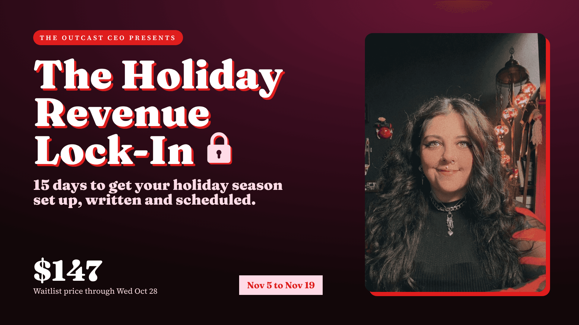 The Holiday Revenue Lock-In