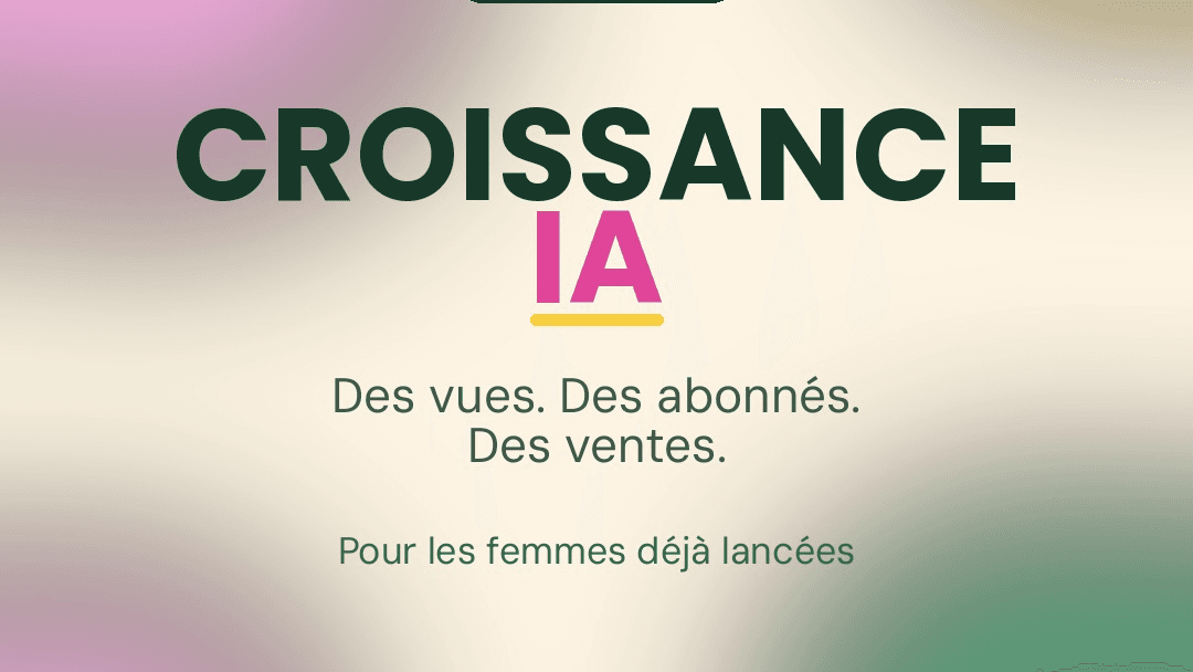 Mini cours croissance IA