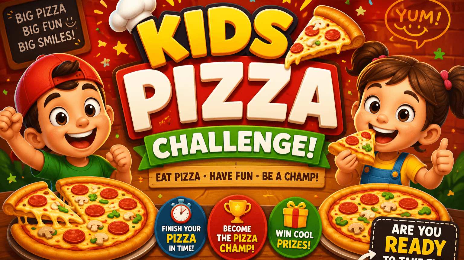 Join the August Kids Pizza Challenge!