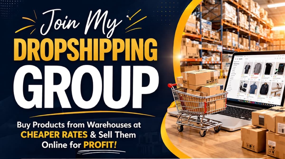Join My Profitable Dropshipping Community
