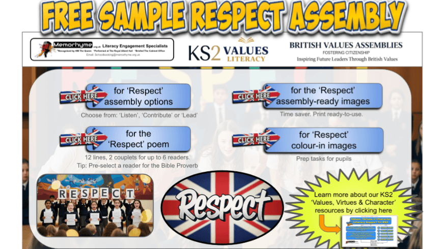  FREE 'Respect' Assembly for primary schools