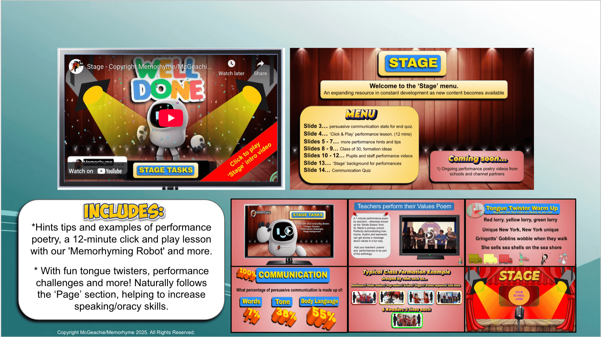 Values Literacy - 'Stage' section KS2 (7-11yrs)