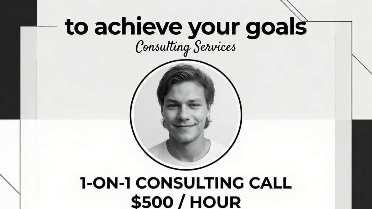 Book a 1:1 Call with Me