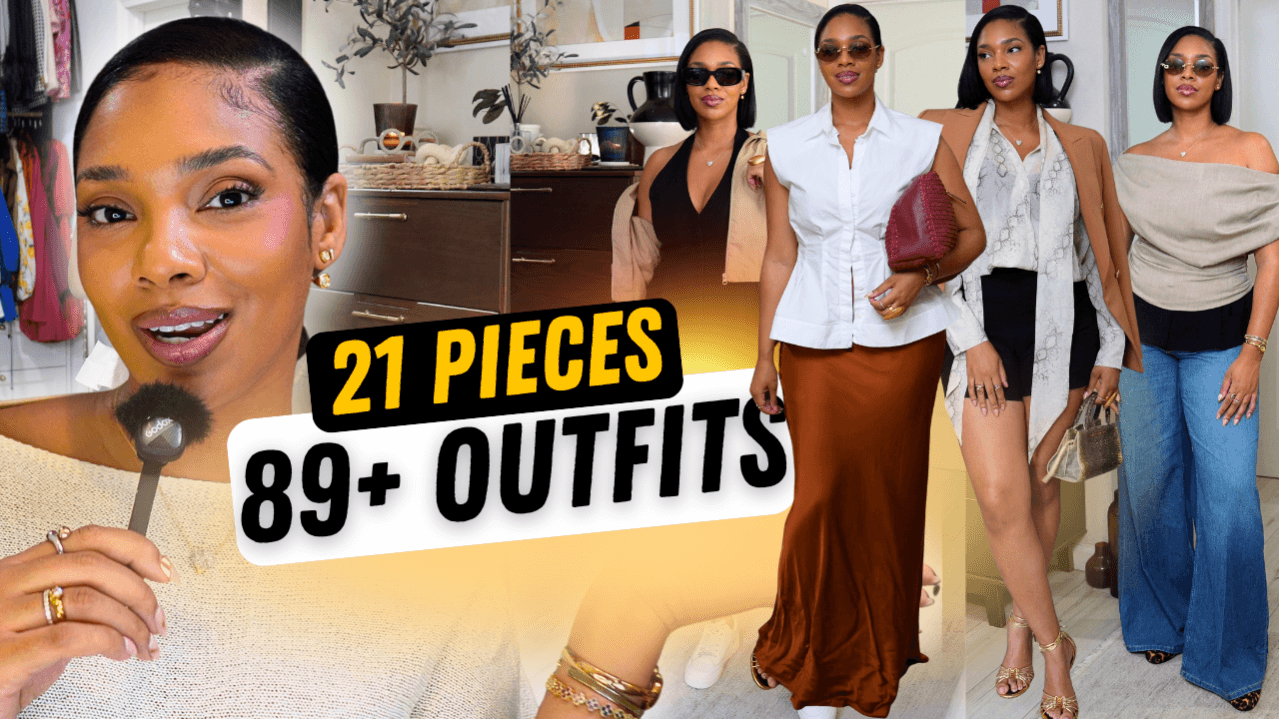 21 Pieces, 90 Outfits: The Capsule Formula