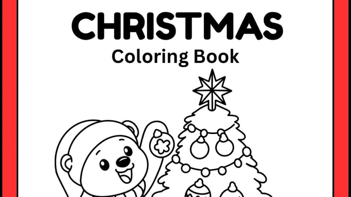 Get My Childrens Christmas Colouring Book Now!