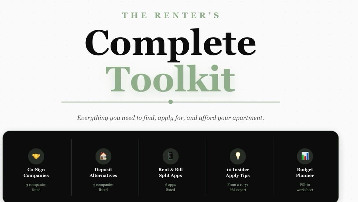 Renter’s Approval Toolkit