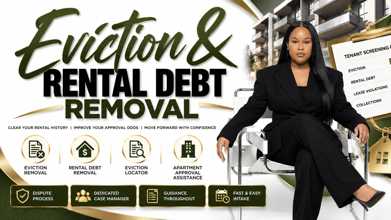 Eviction & Rental Debt Clean Up!