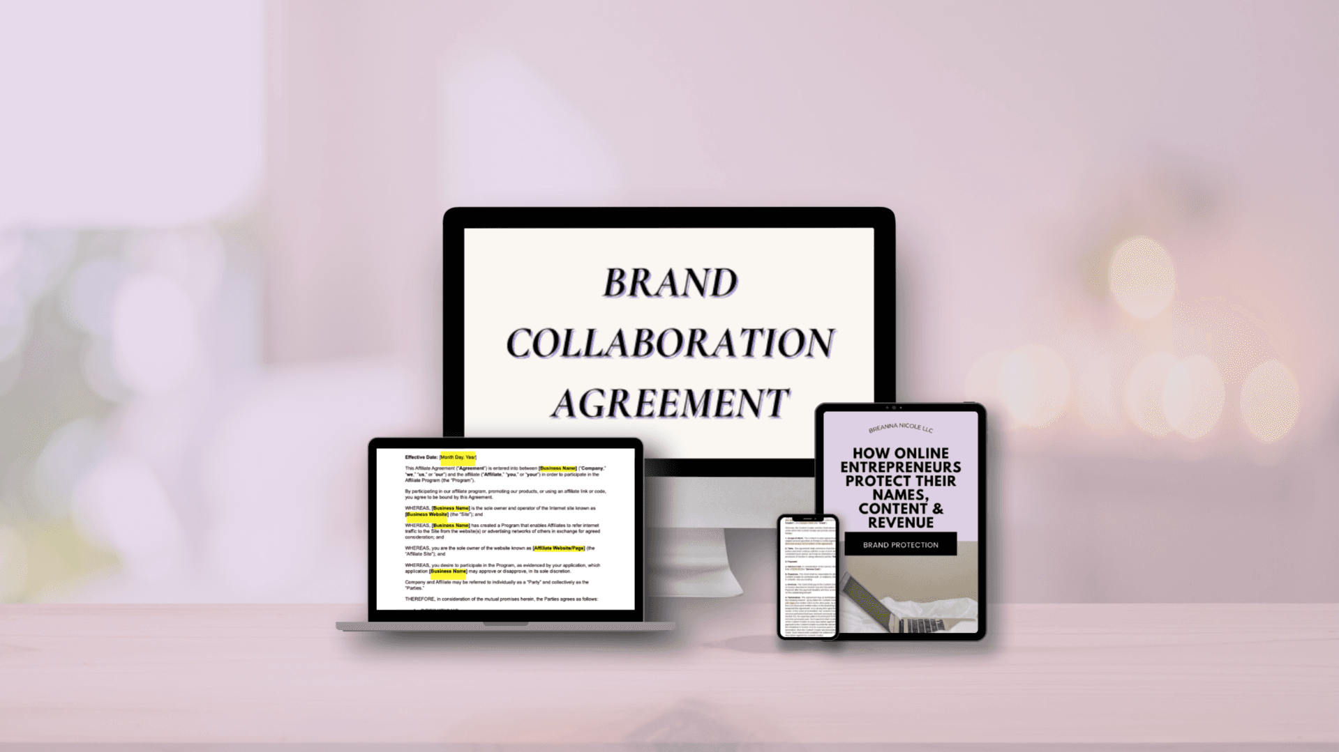 Influencer-Brand Collaboration Agreement Template