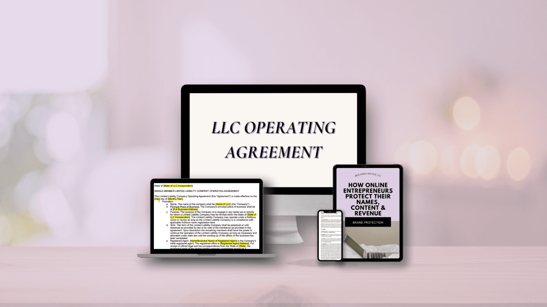 Single‑Member LLC Operating Agreement Template