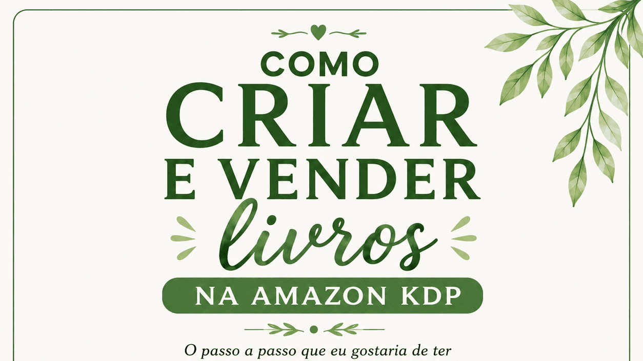 Guia Passo a Passo|Criar e Vender Livros na Amazon