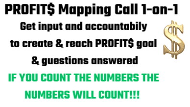PROFIT$ Mapping 1-on-1 VIP Call