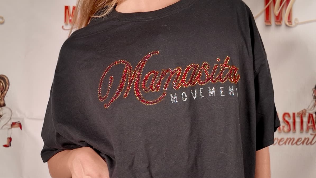 Glitz & Glam Oversized Tee (Black)