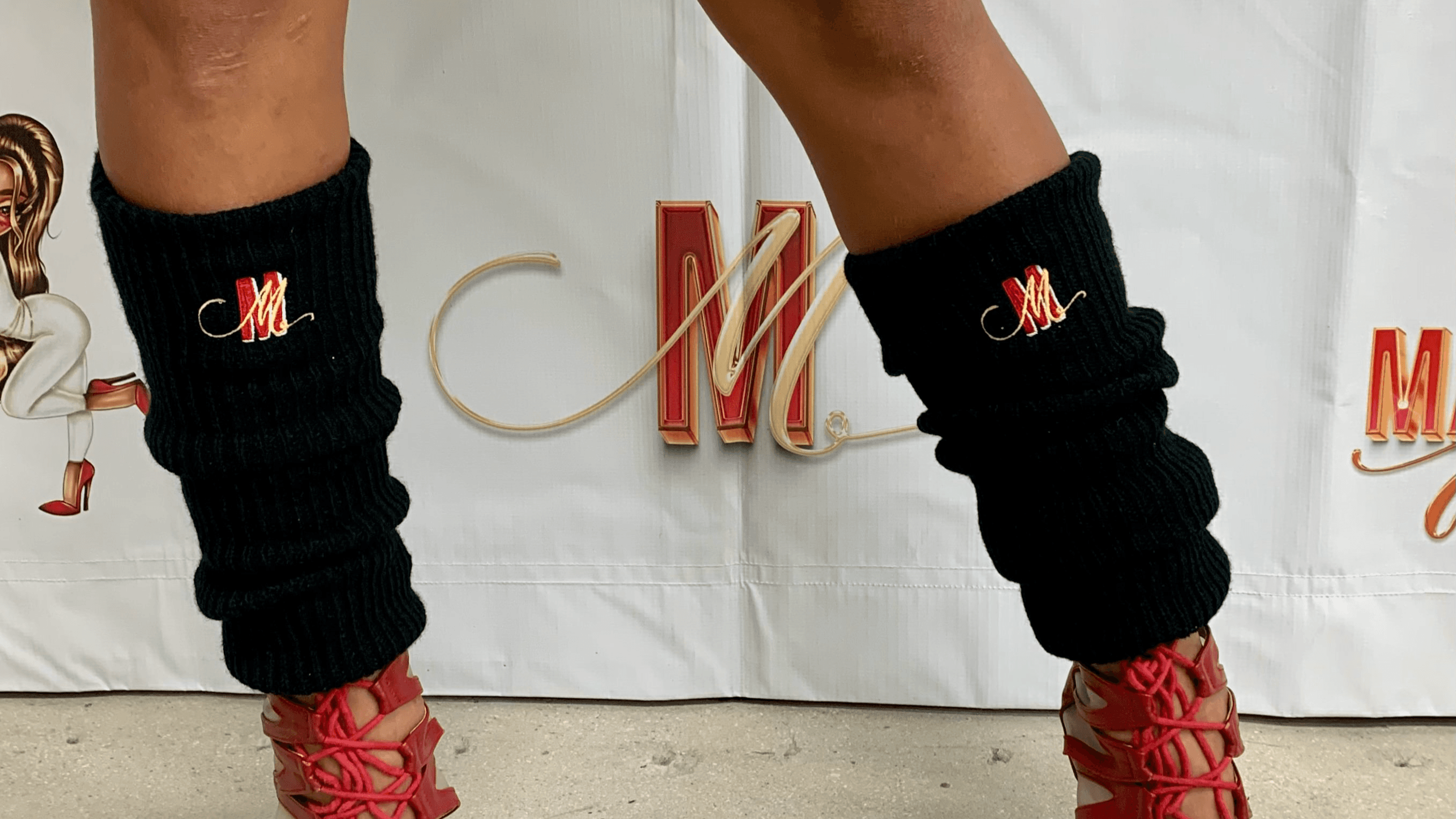 Spicy Black Leg Warmers 