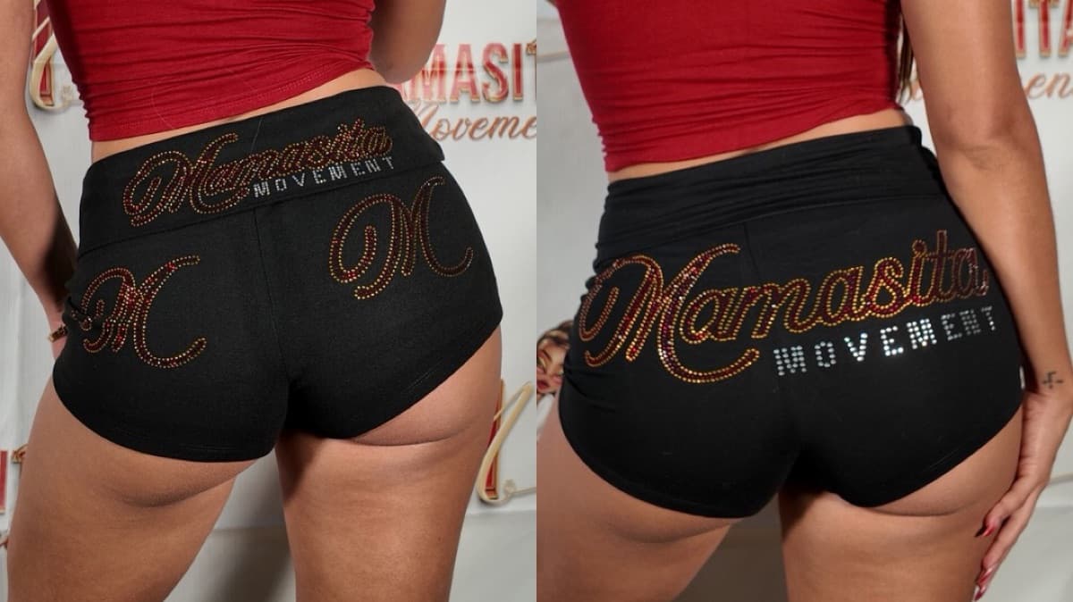 The Mamasita Foldover Trunks (Black)