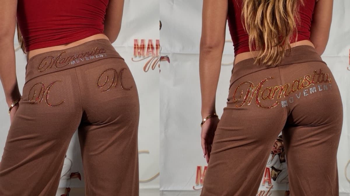 The Mamasita Foldover Pants (Brown)