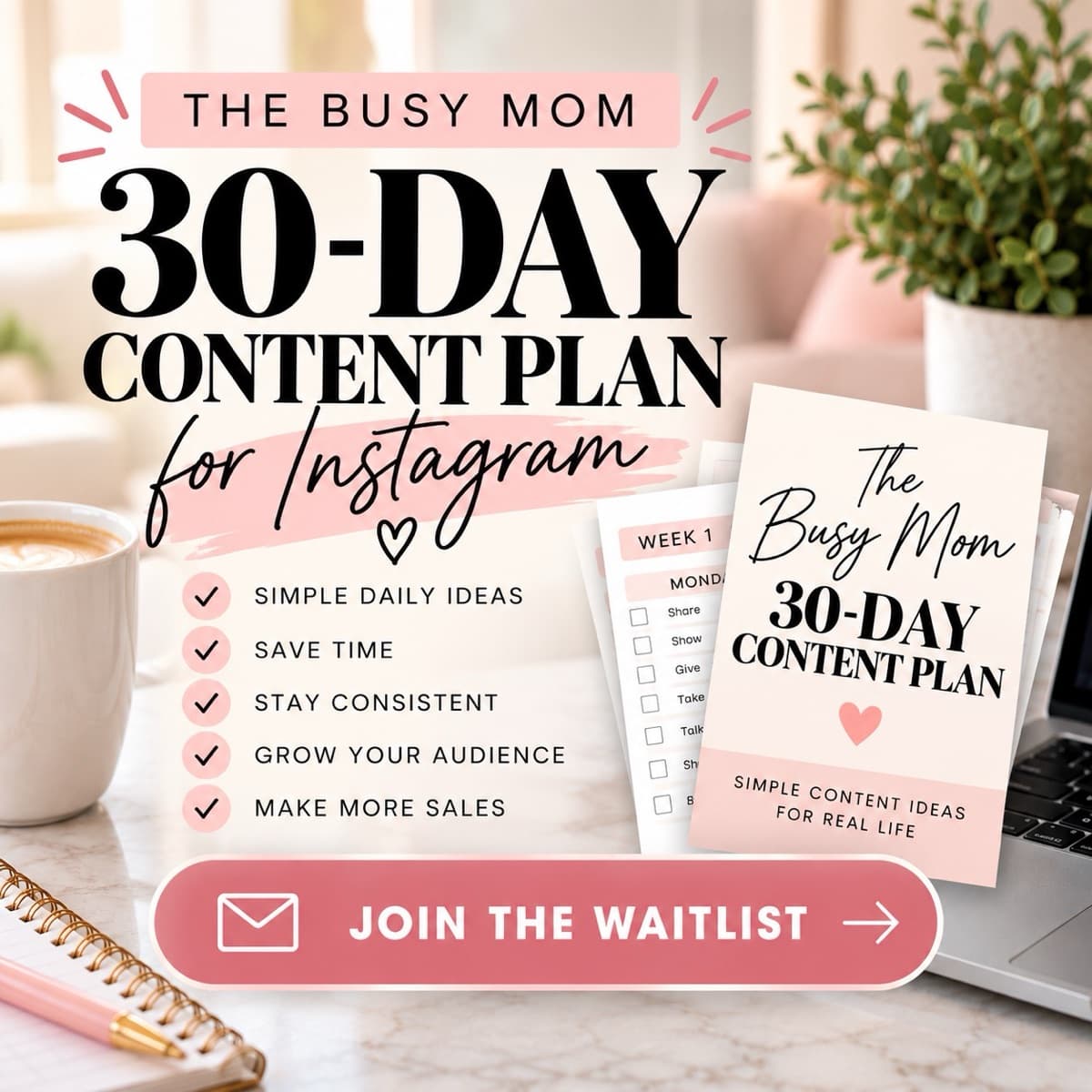 30- Day Content Plan Course Waitlist