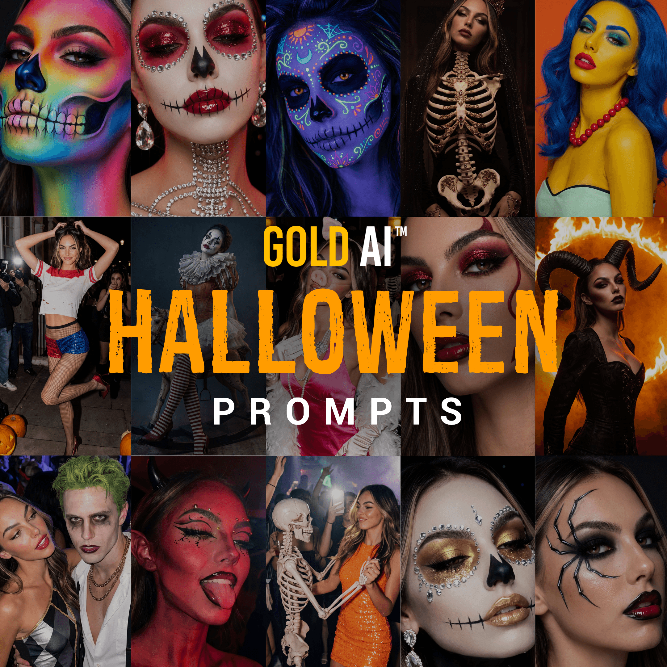 GOLD AI™ 160+ Halloween Prompts