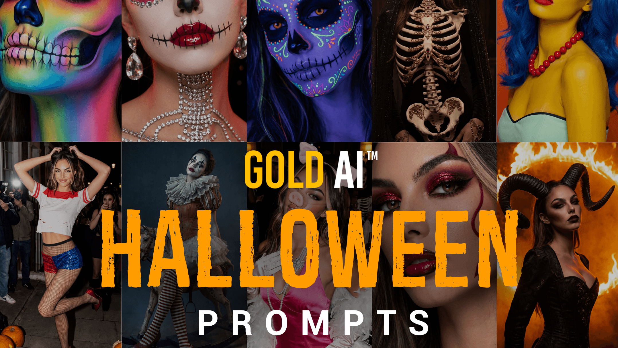 GOLD AI™ 160+ Halloween Prompts