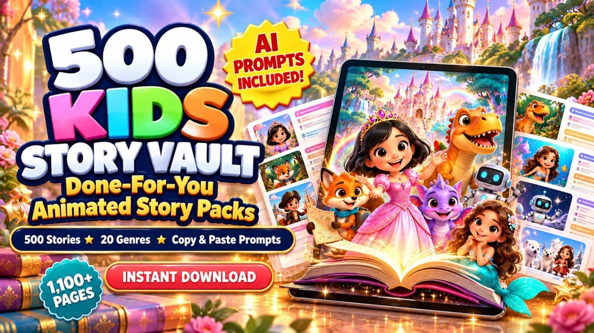 500 Kids Story Vault
