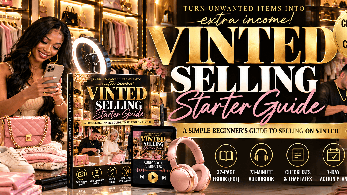 Vinted Selling Starter Guide eBook + Audiobook 