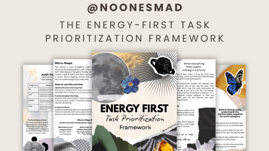 energy first prioritization workbook ⚡️