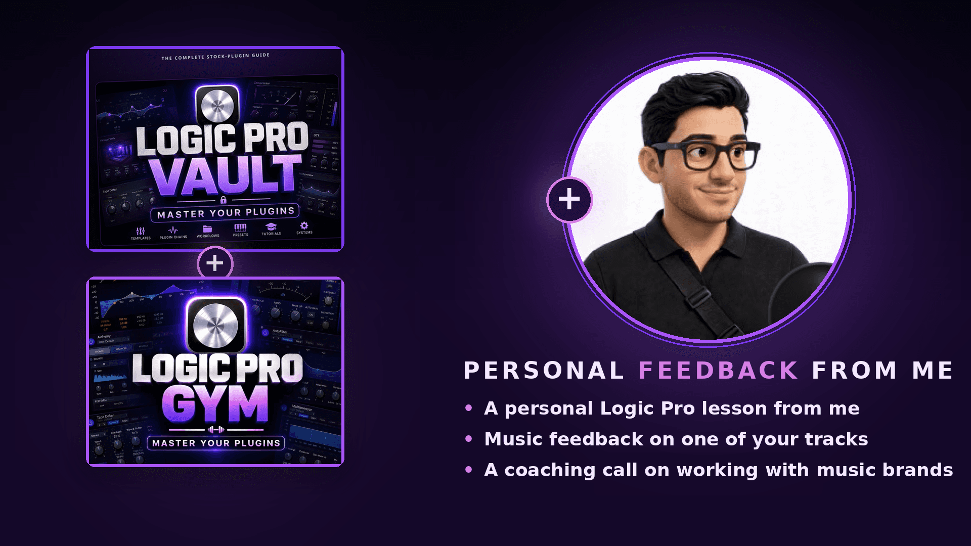 Logic Pro Vault + Logic Gym + 1-on-1 Feedback