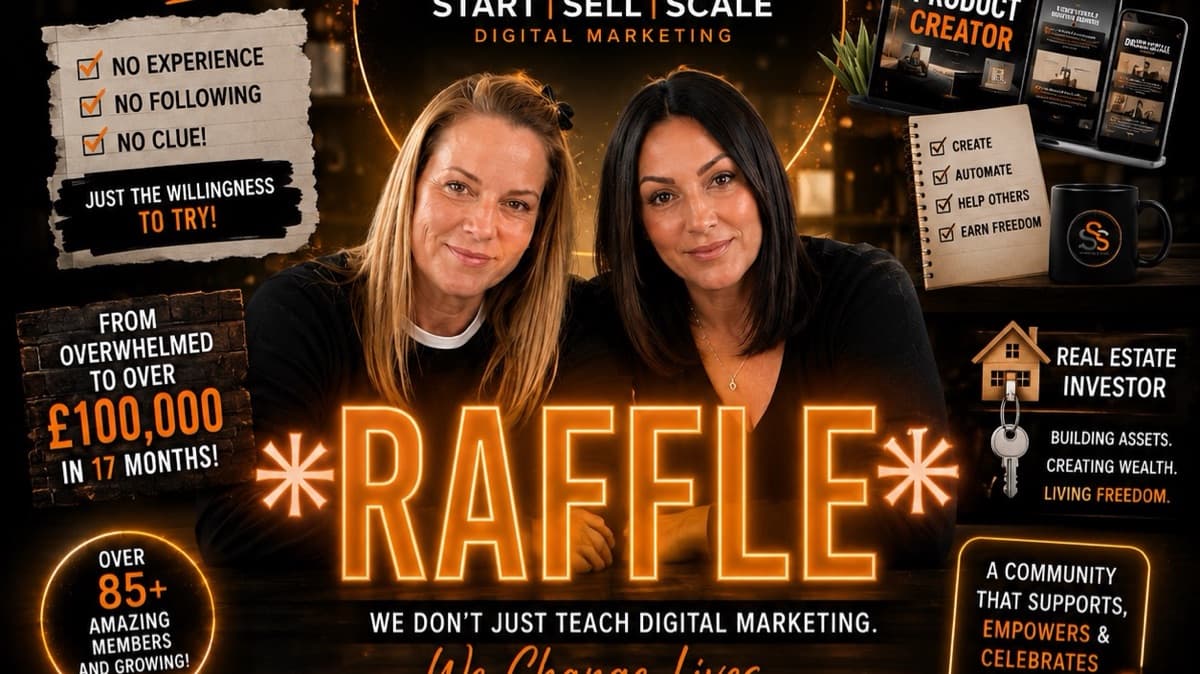 Start Sell & Scale raffle 