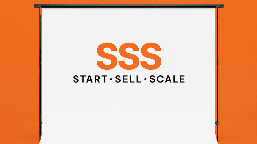 START SELL & SCALE CUSTOM BACKDROP ONLY 