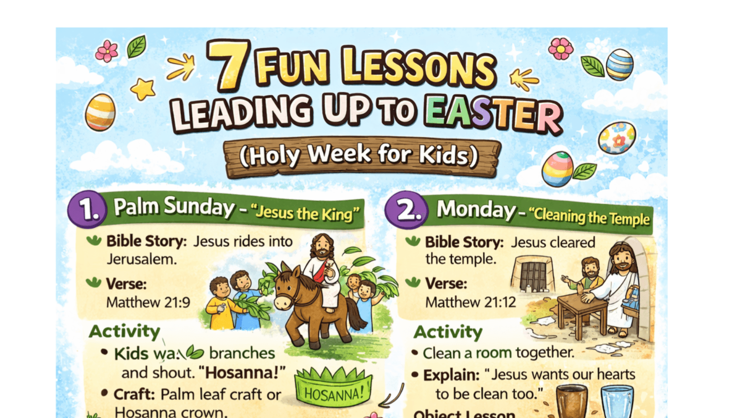 Holy Week Activities