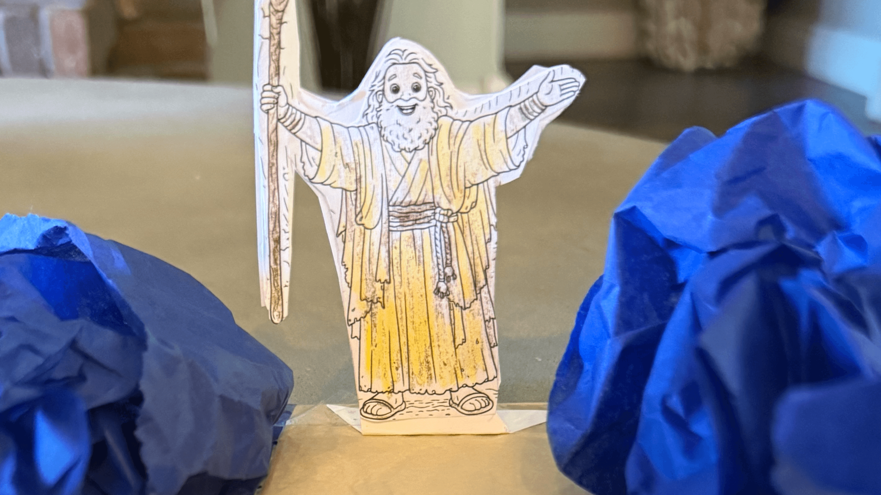 Moses Craft + Bible Lesson Printable