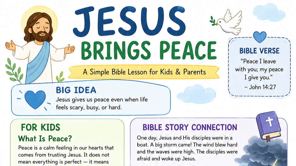 Jesus Brings Peace (Lesson)