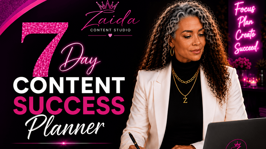 7 Days Content Success Planner