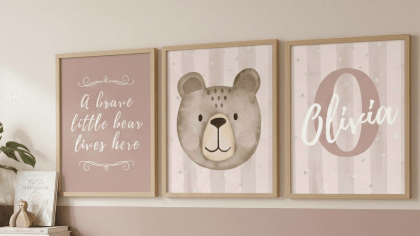 The Heirloom Bear Trio | Dusty Rose Collection
