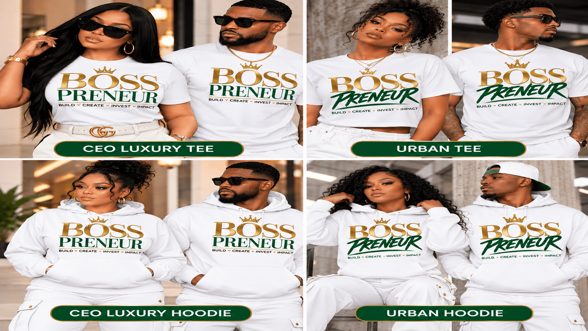 BossPreneur Luxury Tee (White)