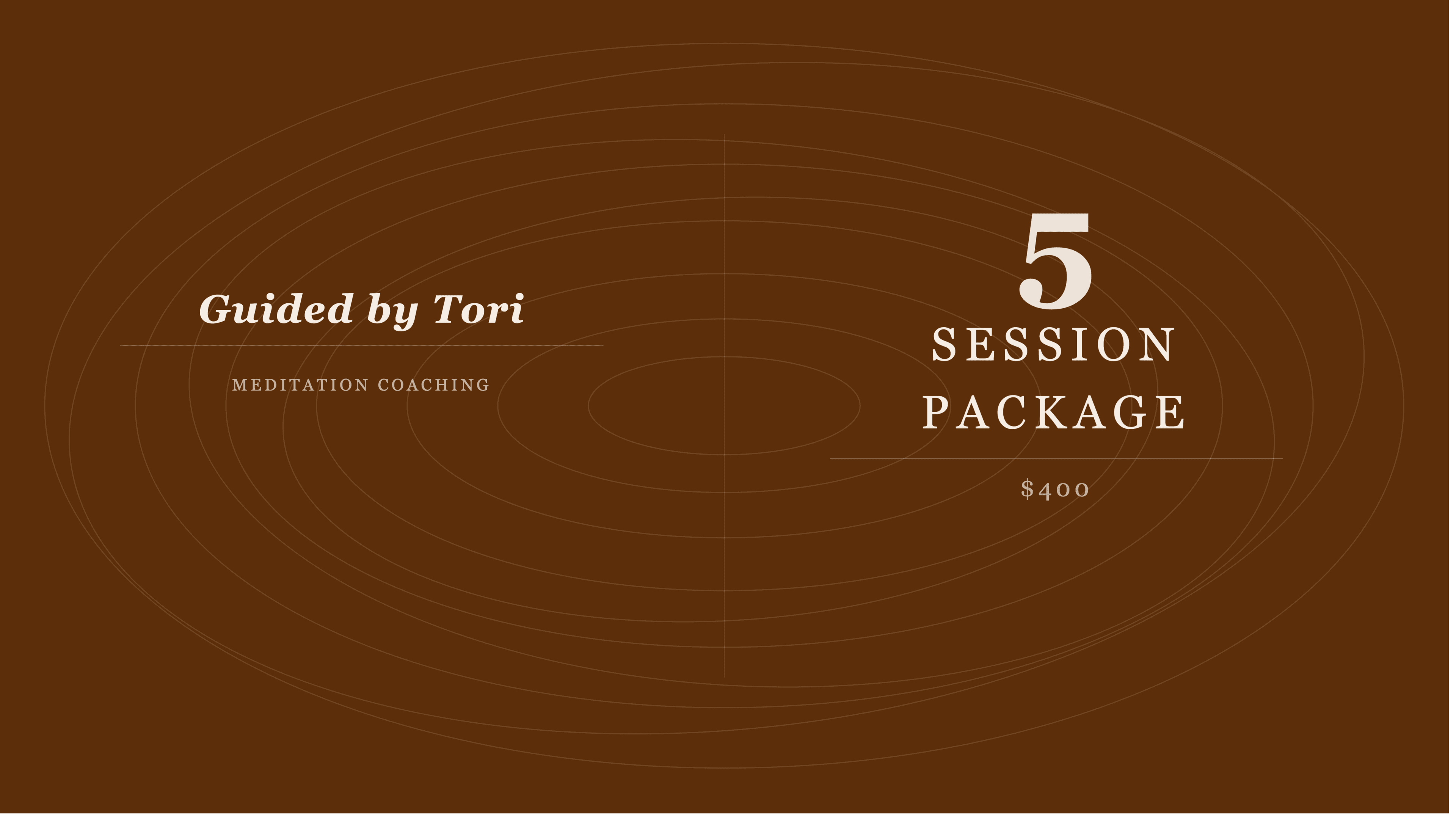 5 Session Meditation Coaching Package