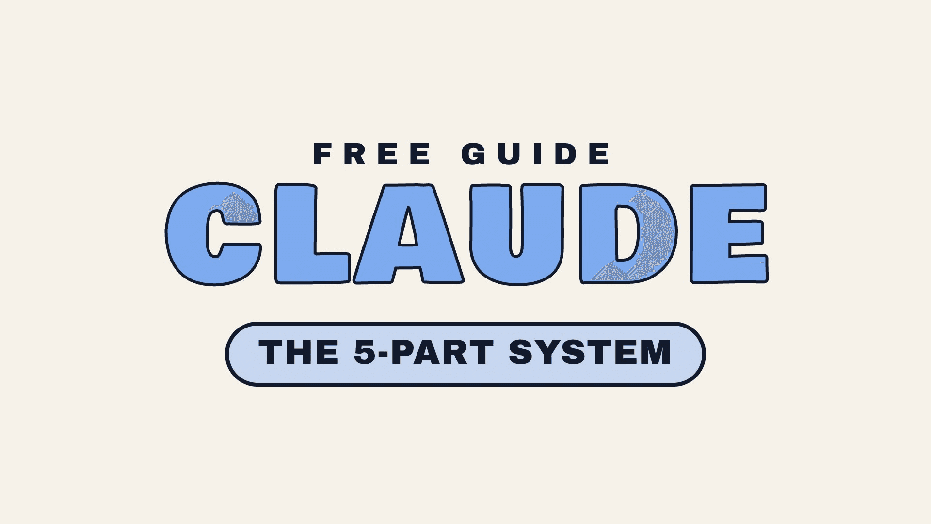 Free: The 5-part Claude system behind my page