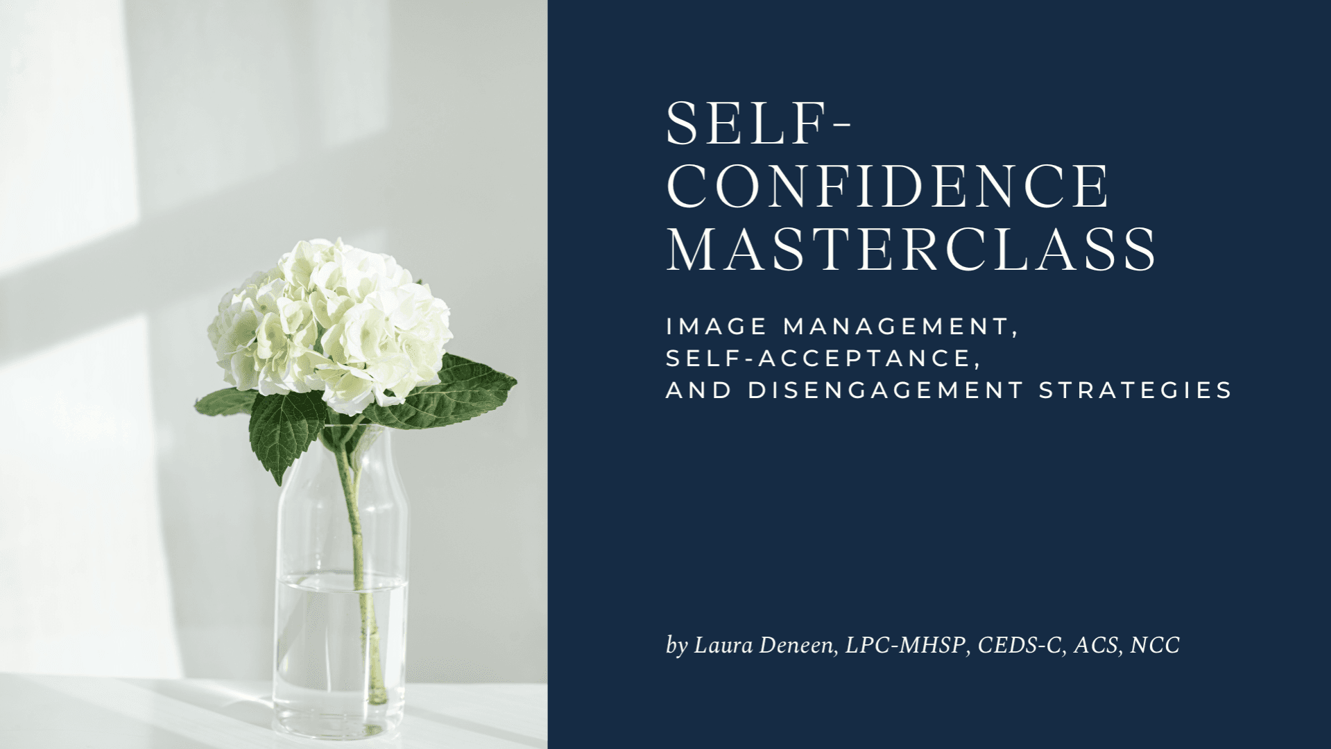 Self-Confidence Masterclass 