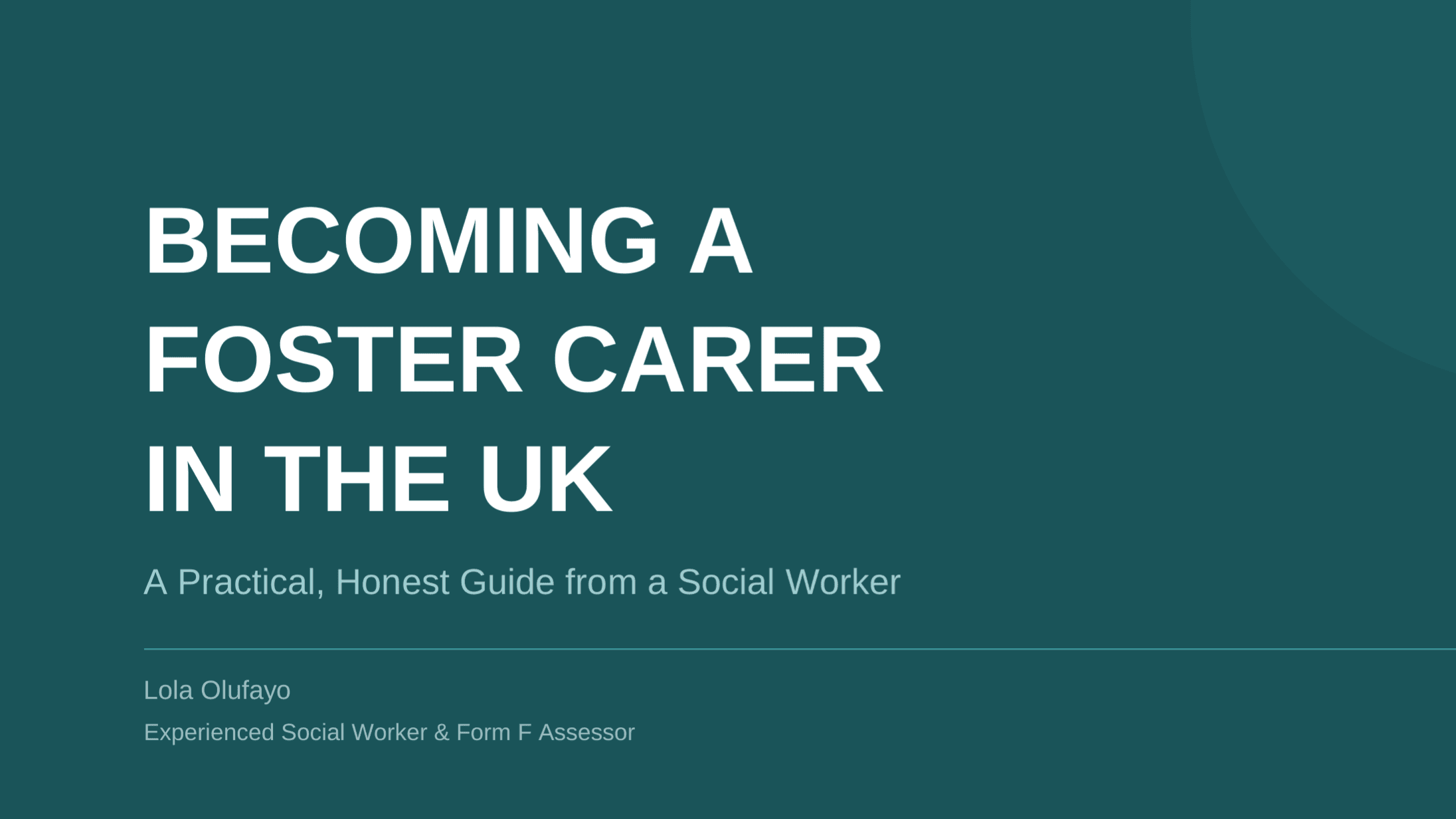 Becoming a Foster Carer: What You Need to Know