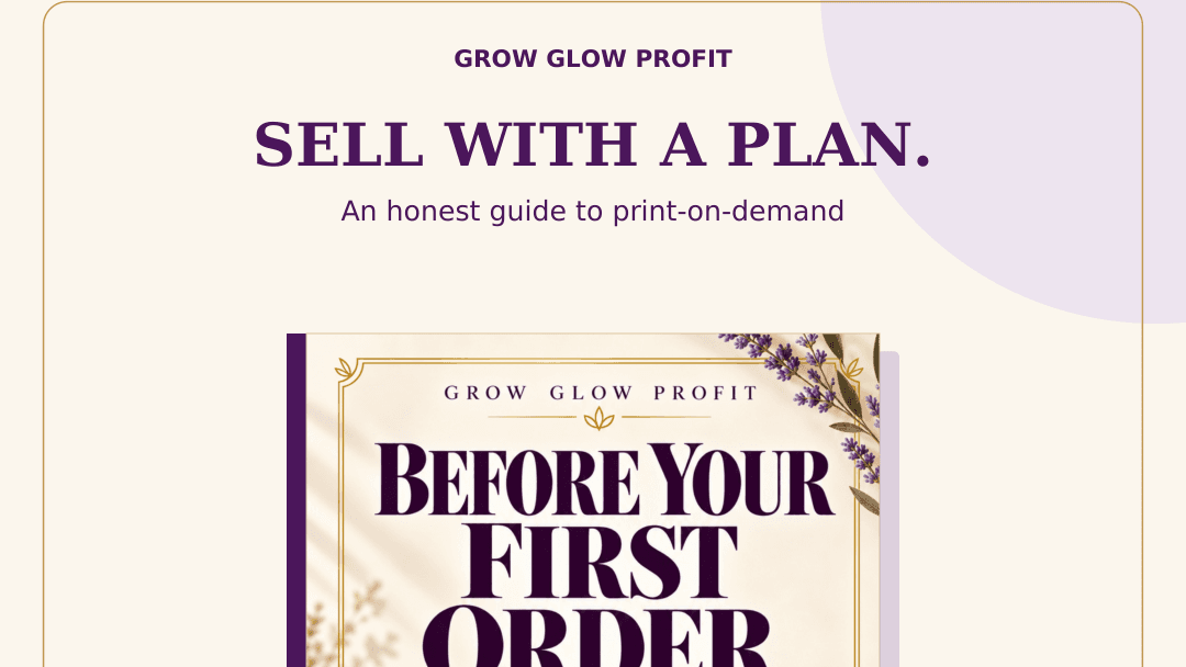 Before Your First Order