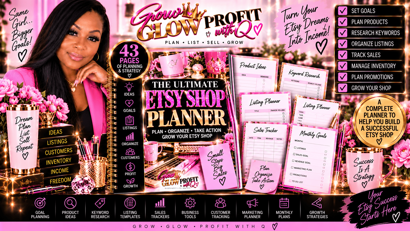 Ultimate Etsy Shop Planner | Plan & Grow