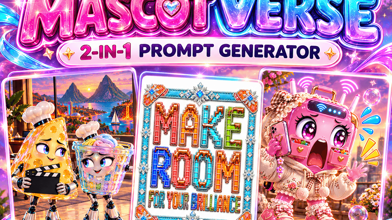 MascotVerse | 2-in-1 Prompt Generator