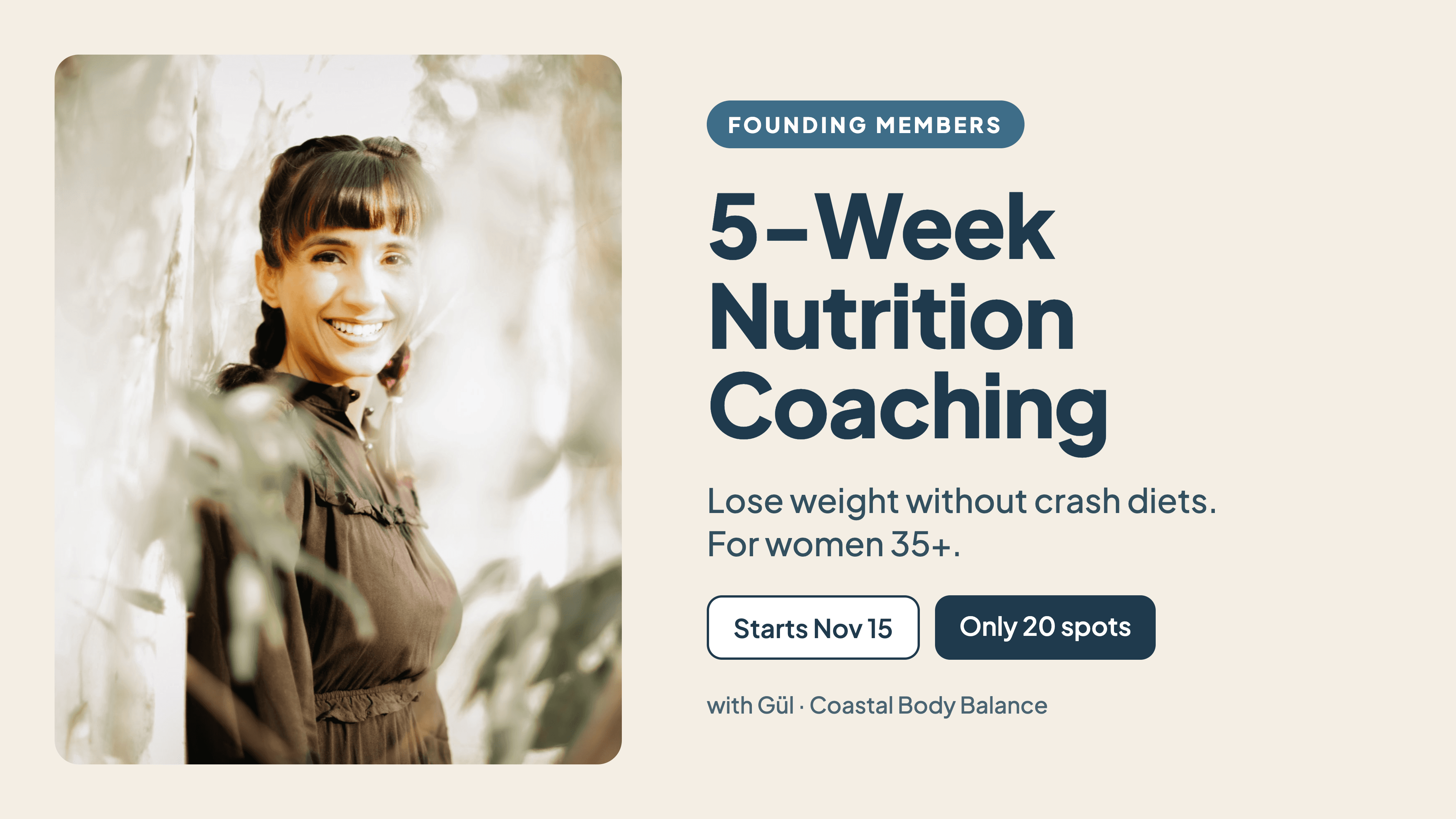 Founding Members: 5-Week Nutrition Coaching 