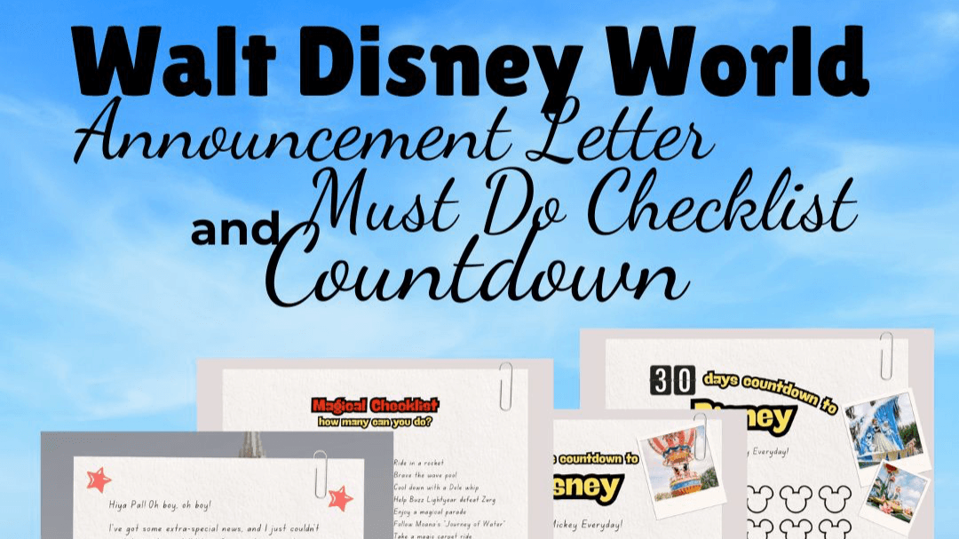 Disney World Vacation Mini Bundle